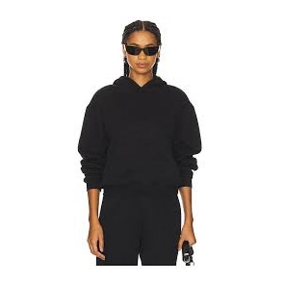 SKIMS Black French Terry Unisex Hoodie Size 5X SLOUCHY COZY LOUNGEWEAR - Picture 1 of 3